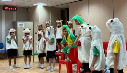 A Mother Tongue language drama experience for P2 students.